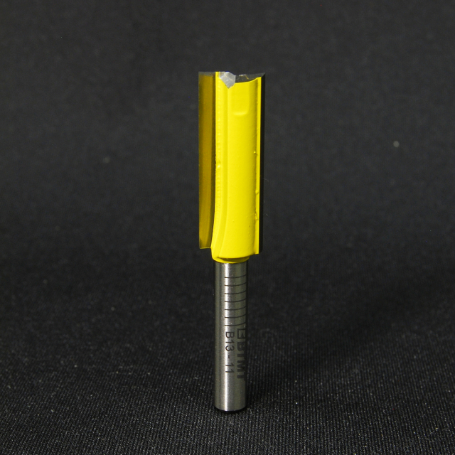 刃径11mm プランジ刃付 ストレートビット (6mm軸)｜ルーター