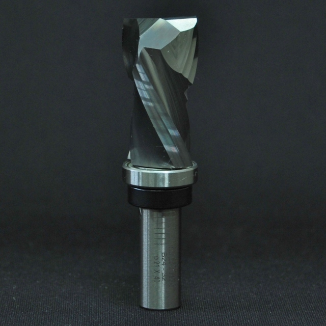 B24-32 刃径21mm トップベアリング・スパイラルビット（アップ＋ダウン） 12mm軸　　《送料無料》