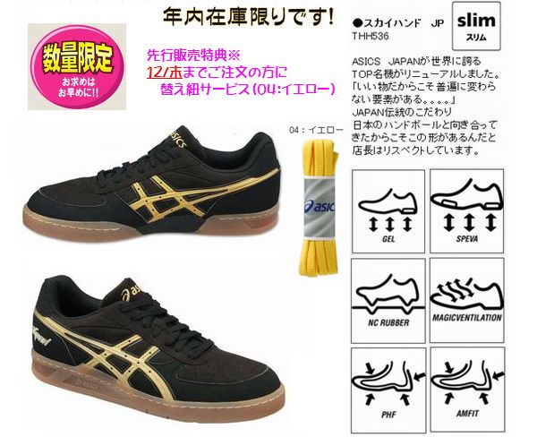 アシックス　スカイハンド　JP