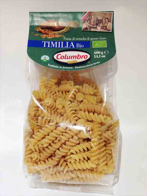 有機ティミリアデュラム小麦セモリナ　フジッリ　400ｇ