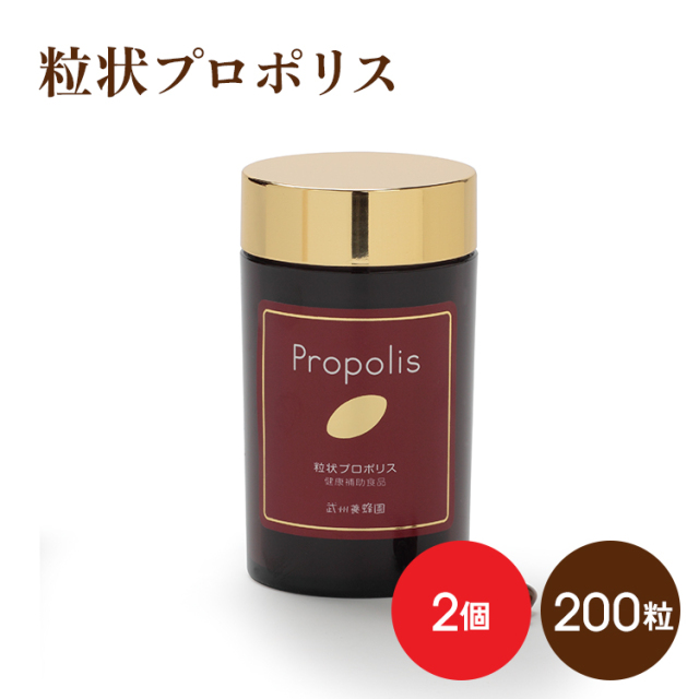 粒状プロポリス　200粒x2　★まとめ買い割引