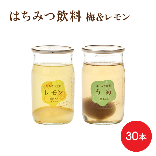 【季節限定】ハニードリンク はちみつ飲料『梅&レモン』30本■送料無料※本州地域限定