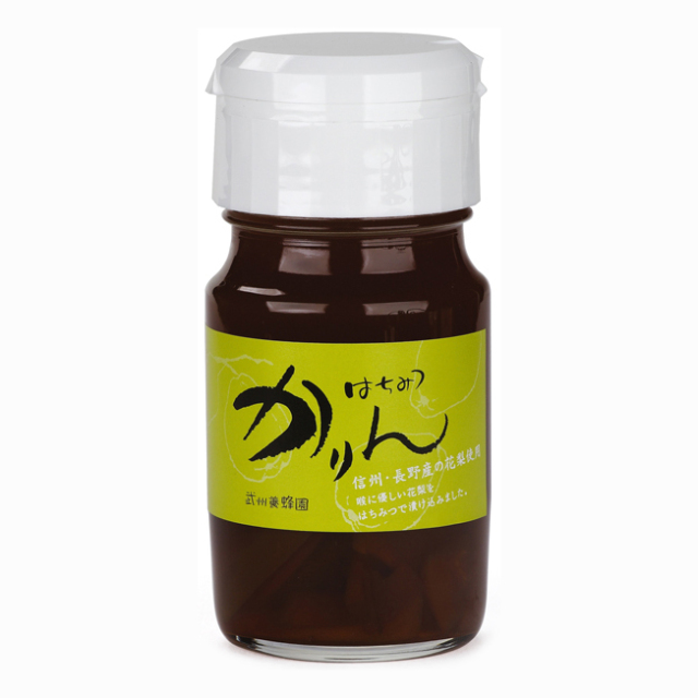 ハニードリンク 果実漬はちみつ かりん 550g 武州養蜂園 ハニードリンク 果実漬はちみつ かりん 550g 武州養蜂園