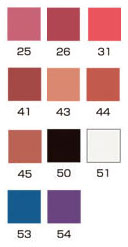 シャレナリップルージュミニ色見本