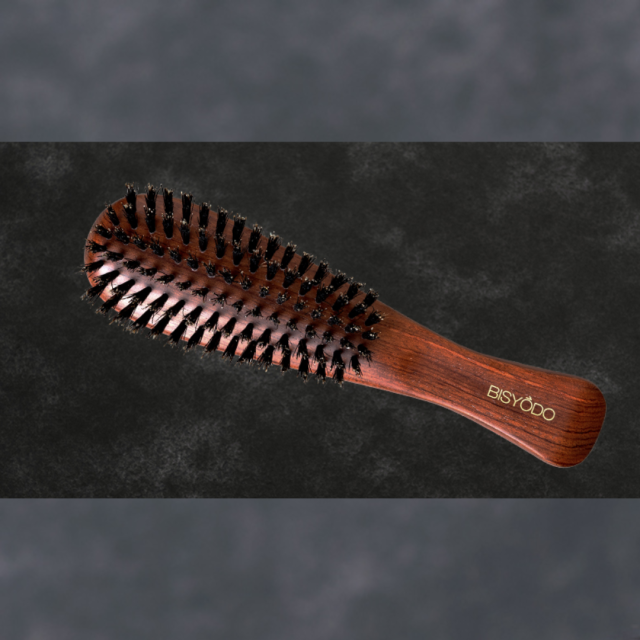 ウエダ美粧堂化粧筆正規取扱店】 BISYODO天然毛ヘアブラシHB-01