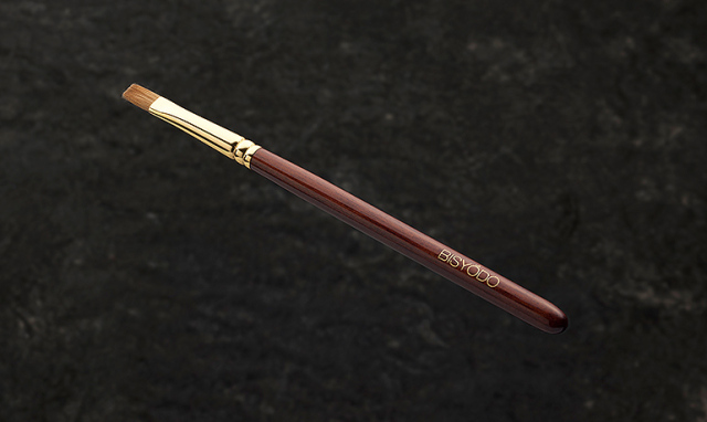 ウエダ美粧堂 リップブラシ （平）コリンスキーの平型リップブラシ