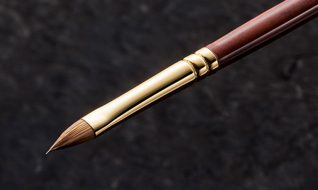 ウエダ美粧堂 リップブラシ （丸平）コリンスキーの丸平型リップブラシ