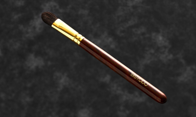 ウエダ美粧堂 アイシャドーブラシ(トライアングル)毛材 フォックス/タヌキ