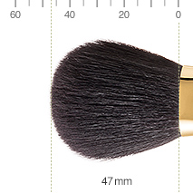 ウエダ美粧堂 パウダーブラシ （丸平） 細光峰の丸平型パウダーブラシ