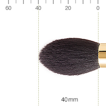 ウエダ美粧堂 ハイライトチークブラシ （丸） 細光峰のつくし型ハイライトチークブラシ