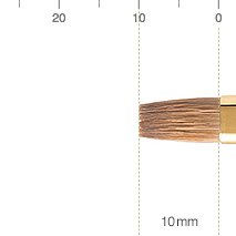 ウエダ美粧堂 リップブラシ （平）コリンスキーの平型リップブラシ