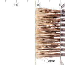 ウエダ美粧堂 ブラシ＆コーム 馬毛のブラシ&コーム