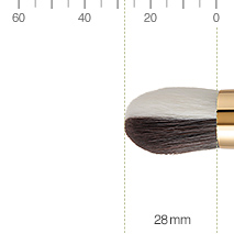 ウエダ美粧堂 リキッドファンデーションブラシ （丸平）
