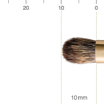 ウエダ美粧堂 アイシャドーブラシ（マルチ）毛材松リス/タヌキ