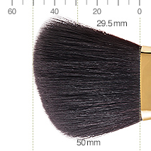 ウエダ美粧堂 フィニッシングパウダーブラシ （アングル）