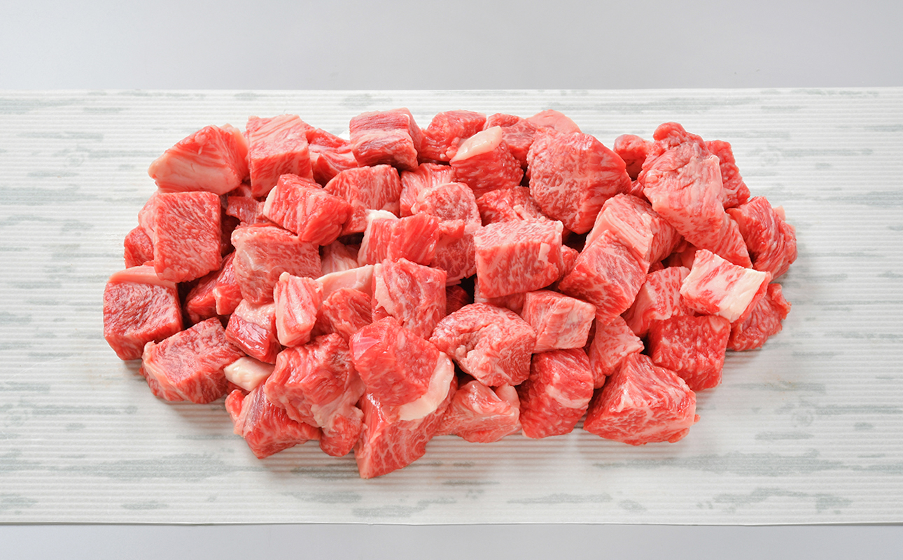 黒毛和牛角切り肉 200g
