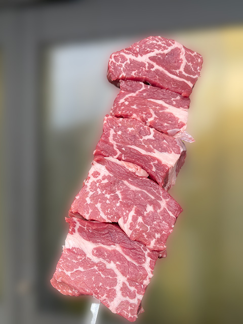 オーシャンビーフトモサンカク串