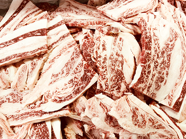 和牛バラカルビモミダレ