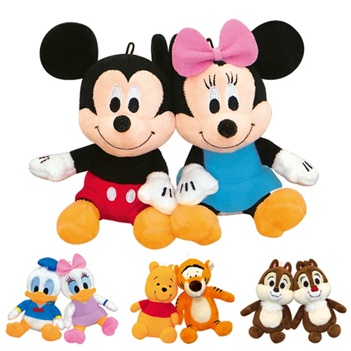 【単品ぬいぐるみ】ディズニー ニコぬい ペアぬいぐるみ キーチェーン