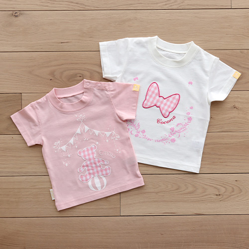 1歳誕生日プレゼントにおすすめなおしゃれな名入れＴシャツプリティパッチ