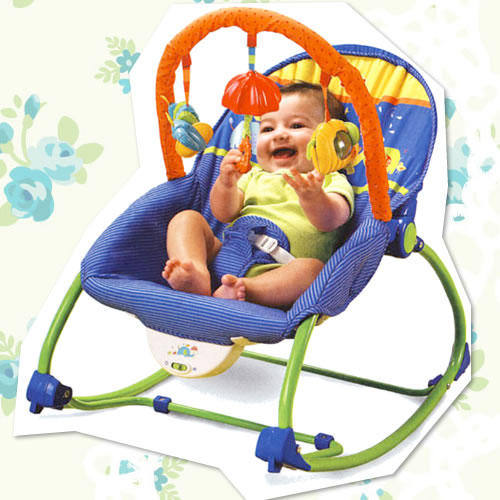 【おむつケーキにプラス】【バウンサー】インファント・トゥ・トドラー・ロッカー（ゾウ）