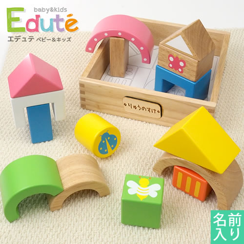 【名入れ 出産祝い】SOUNDブロックス（お名前プレート付き）