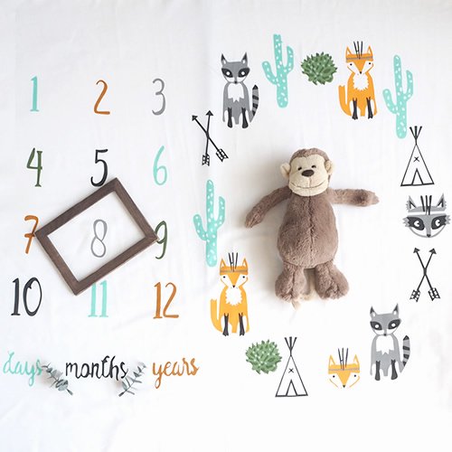 【出産祝い】月齢フォトシート＃２