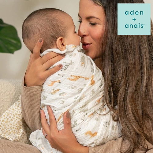 【出産祝い おくるみ】エイデンアンドアネイ スワドル 2枚セット