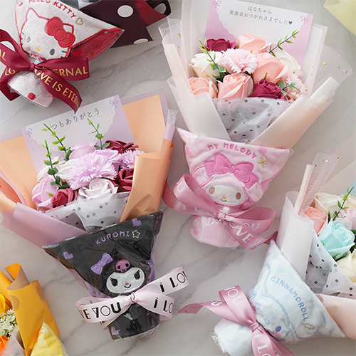 サンリオタオル ソープフラワーブーケ