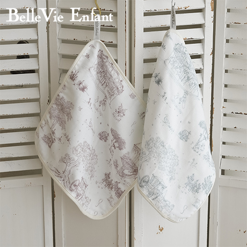 ベルビーアンファン トワル・ド・ジュイ ループ付き ガーゼタオル