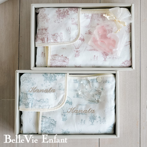 ベルビーアンファン トワル・ド・ジュイ ガーゼタオル3点セット