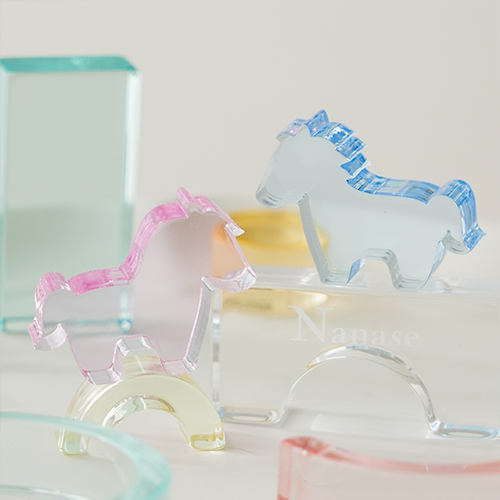 【ベルビーアンファン】Lumiere Petit Horse アクリルプチ ホース(日本製)