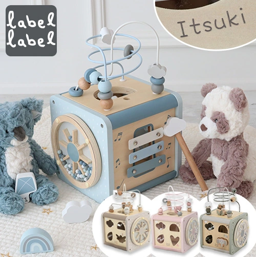 【1歳誕生日】labellabel（レーベルレーベル）アクティビティキューブ お名前入り