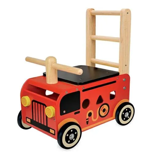 お名前プレート付き ウォーカー&ライド　消防車