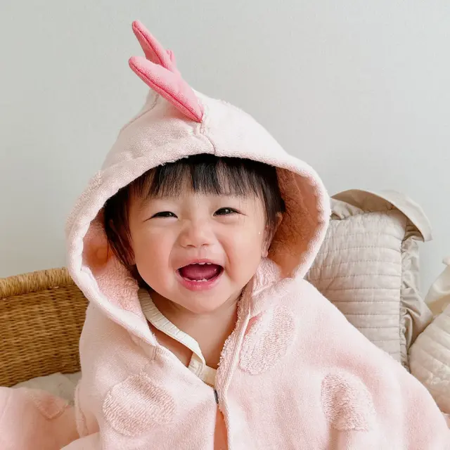 出産祝い おくるみ】SOF(ソフ)フード付きバスタオル 恐竜