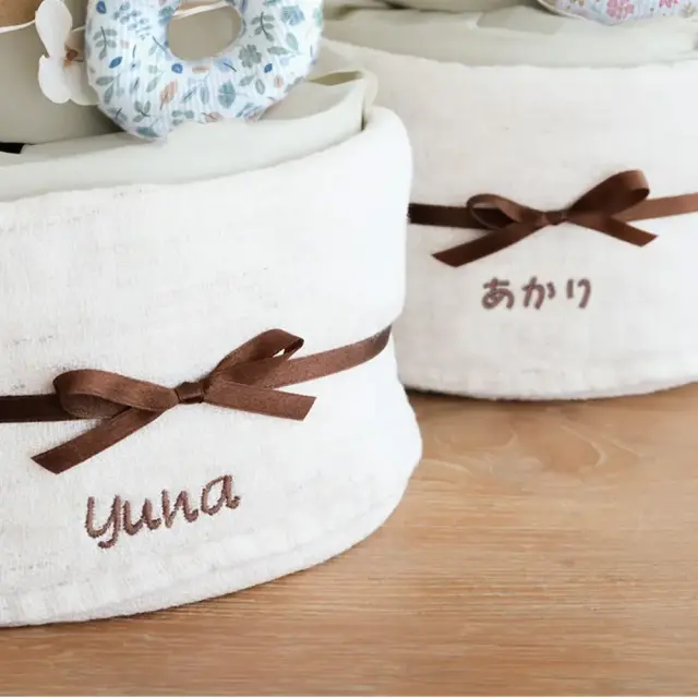 出産祝い】miffy x Little Dutch ナチュラルタオルおむつケーキ
