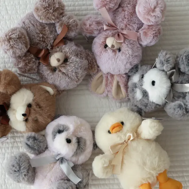 出産祝い】TINOふわぬい おむつケーキ クリアバッグ ギフトセット