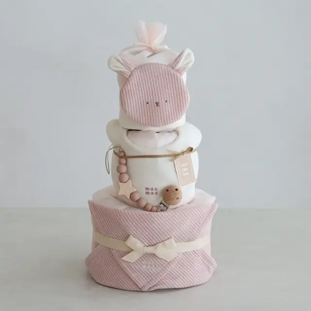 出産祝い】mocmof （モクモフ） あにまるおむつケーキ トリプル
