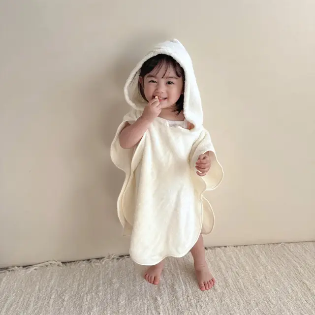 Nuage オーガニックコットンMokuMoku バスポンチョ