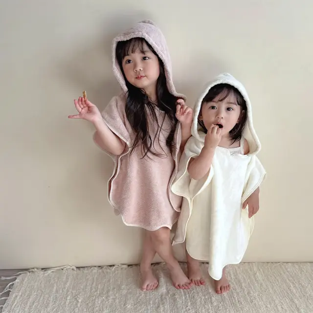 Nuage オーガニックコットンMokuMoku バスポンチョ