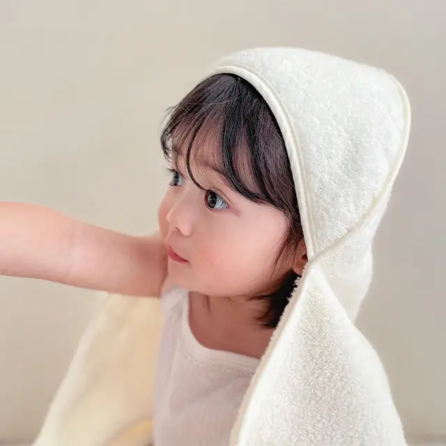 Nuage オーガニックコットンMokuMoku バスポンチョ