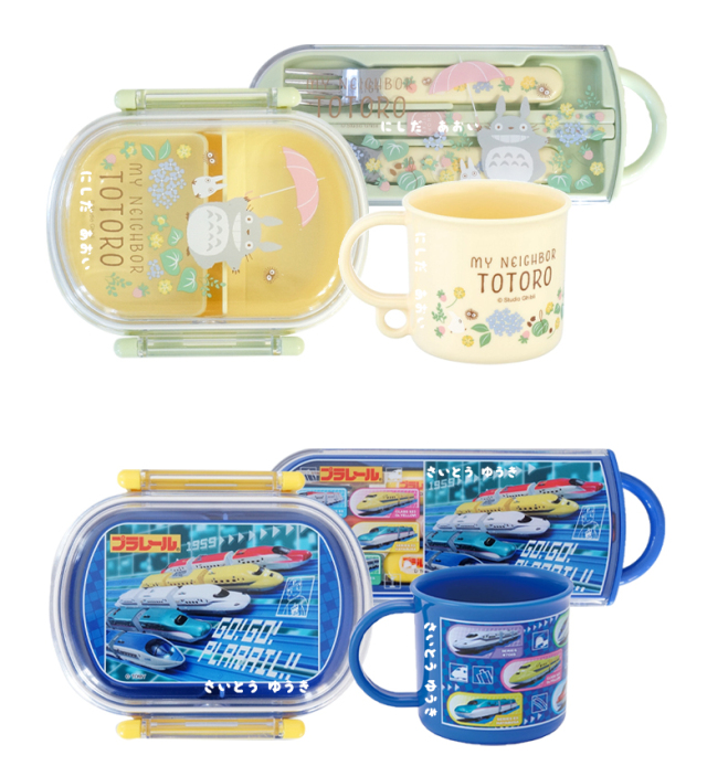 こども用名前入りキャラクターランチグッズ5点セット