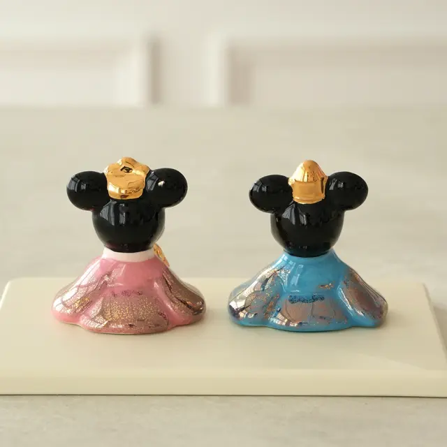 初節句 ひなまつり 雛人形】ミッキー＆ミニー 磁器ひな人形