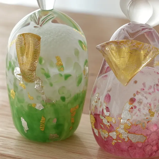 初節句 ひなまつり 雛人形】ガラス雛飾り 桜お雛様セット