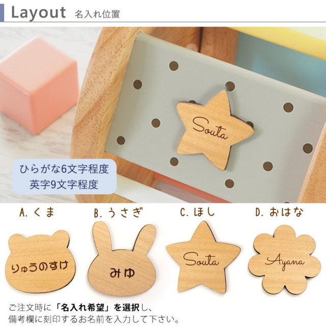 名入れ 出産祝い 名入れミルキートイ シュガーボックス Milky Toy Sugar Box