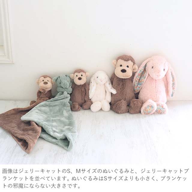 数量限定】名前入りジェリーキャットブランケット Blue Bunny Tsubasa