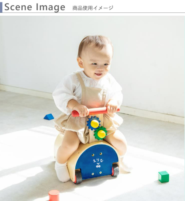 1歳誕生日 知育玩具】名前入りのっておして!すくすくウォーカー