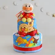 アンパンマンタオルおむつケーキ