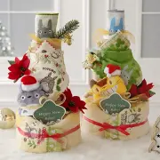 【おむつケーキ】トトロトリプルタワーおむつケーキ