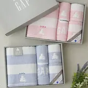 【出産祝い】『GAP』ボーダーベア ベビータオルギフト(オールアイテム 5Pセット)